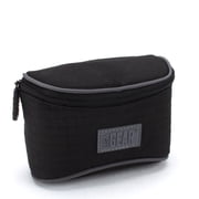 USA Gear Belt Loop Camera Bag Compatible with Nikon Coolpix, Water Resistant Exterior, Nylon - Black