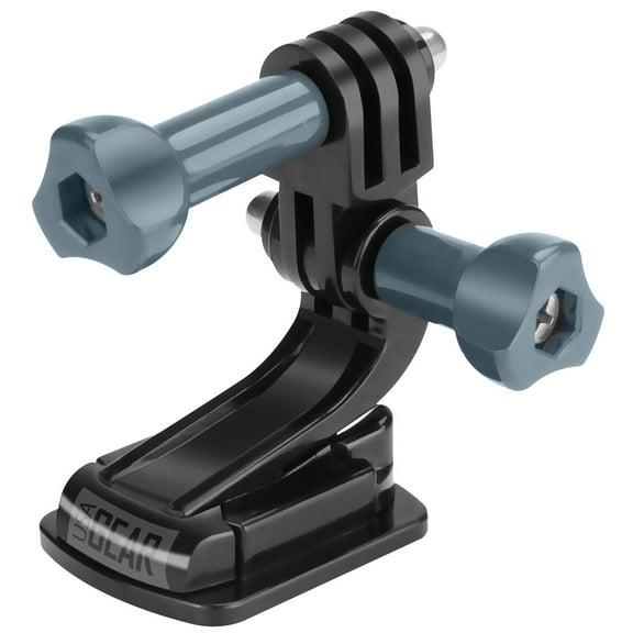 USA Gear Flat Surface Adhesive Camera Mount with J Hook and Tripod Adapter