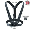 thumbnail image 1 of USA Gear GRCMACS100BKEW Chest Mount Harness for Action and Compact Cameras, 1 of 5