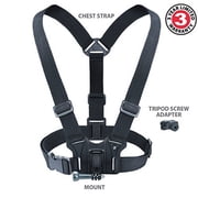 USA Gear GRCMACS100BKEW Chest Mount Harness for Action and Compact Cameras