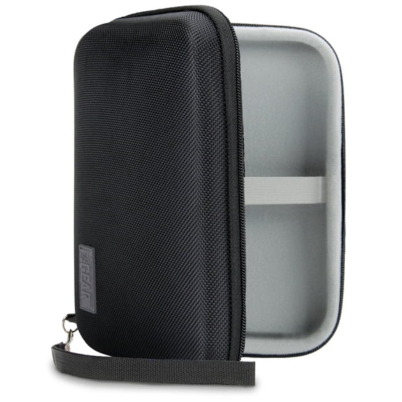 USA Gear 7.5 Inch Hard Shell Electronics Organizer - Compatible with Portable Hard Drive & More