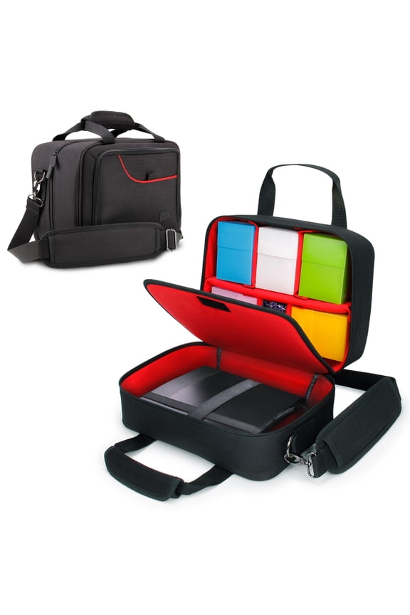 Magic the Gathering MTG Deck Travel Bag - Card Protector Bag with Customizable Interior