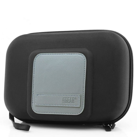 USA Gear Massage Carrying Case - Shockproof, Waterproof Hard Shell Exterior - Black