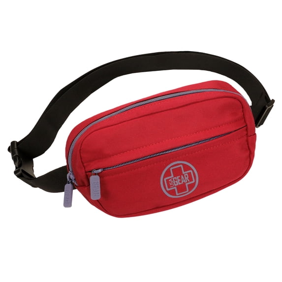 USA Gear Medical Fanny Pack for EpiPen, Insulin, Inhaler - Insulated Interior, Waist Strap (Red )