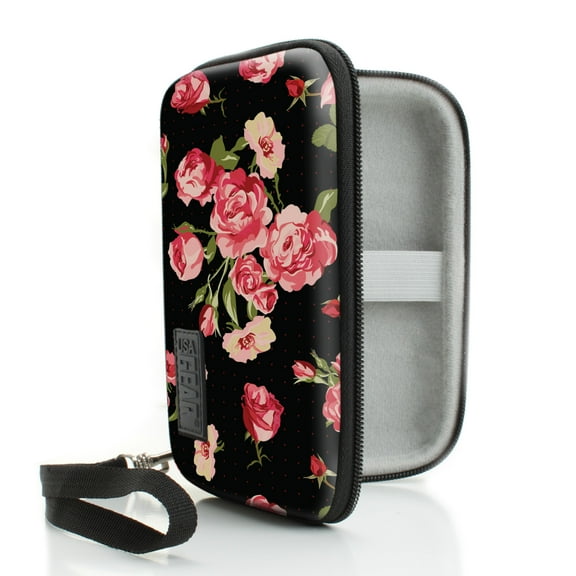 USA Gear Protective Apple Watch Travel Case with Band , Charging Cable Storage and Lanyard