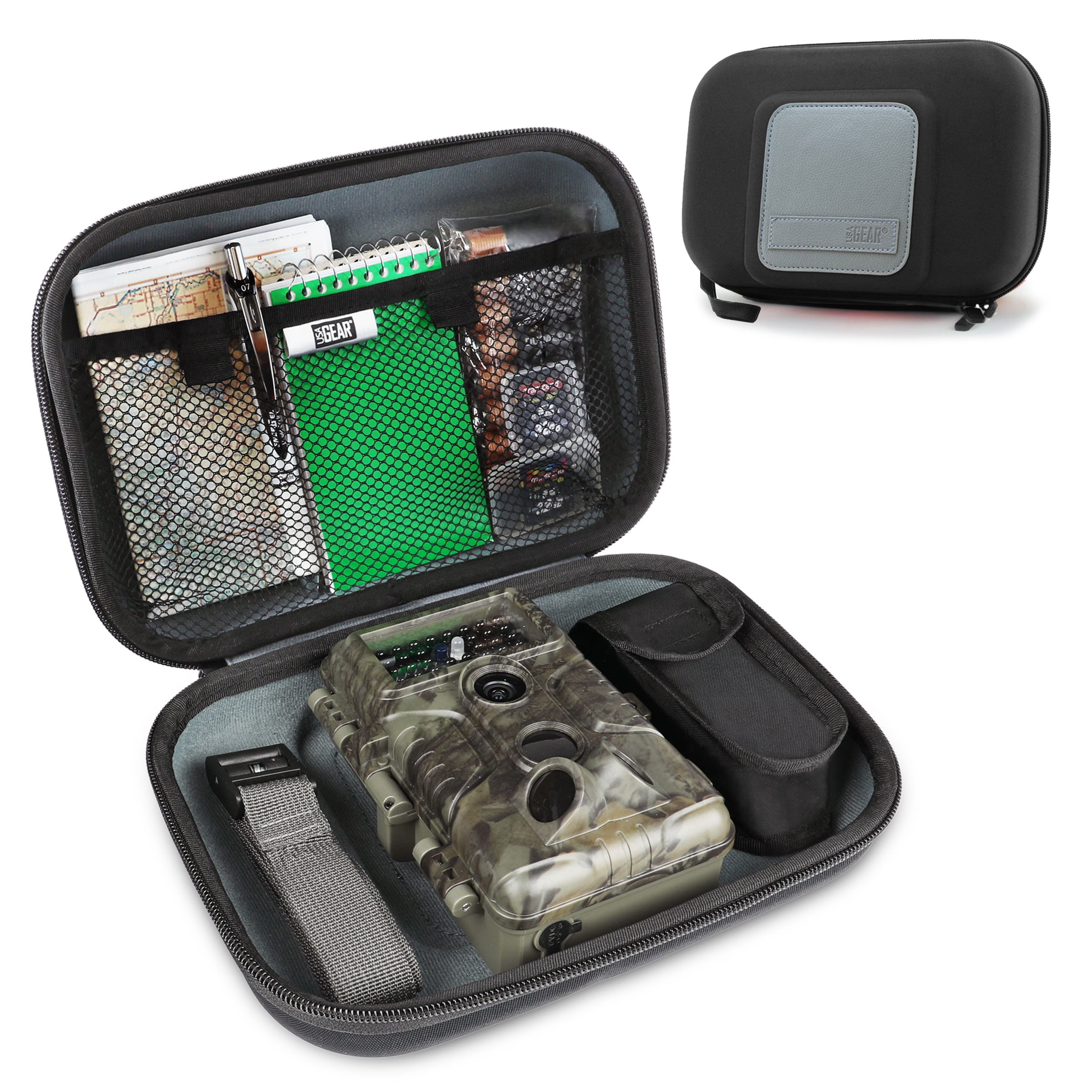 USA Gear Trail Camera Case, Hard Nylon Water Resistant Exterior for