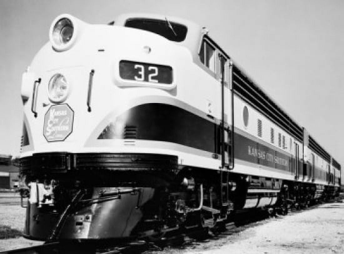 USA General Motors model F7 locomotive 4500 HP diesel Canvas Art - (18 x 24)