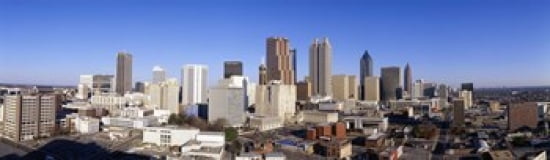 USA Georgia Atlanta Canvas Art - Panoramic Images (40 x 12)