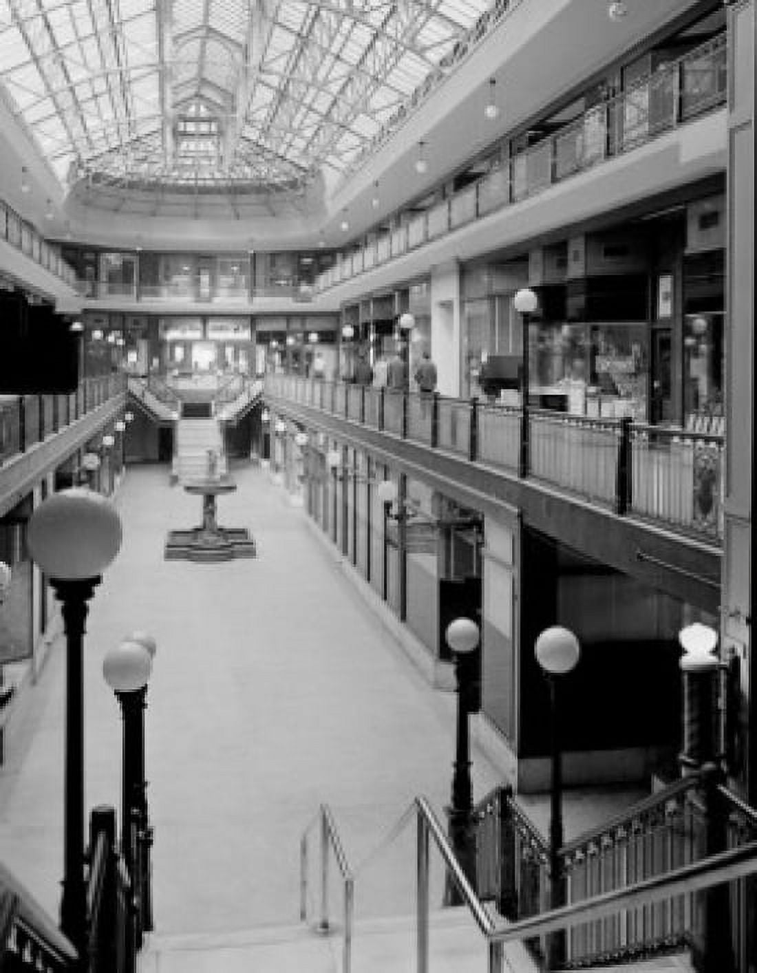 USA Georgia Atlanta View inside shopping mall Canvas Art - (24 x 36)