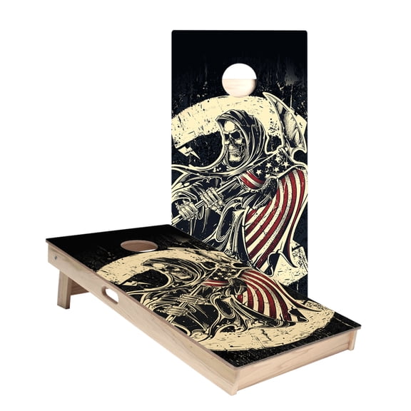USA Grim Reaper Star Cornhole Boards