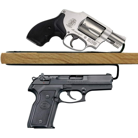 USA GunClub Easy Use Over Under Gun Handgun Hanger-2 Pack (Over Under)