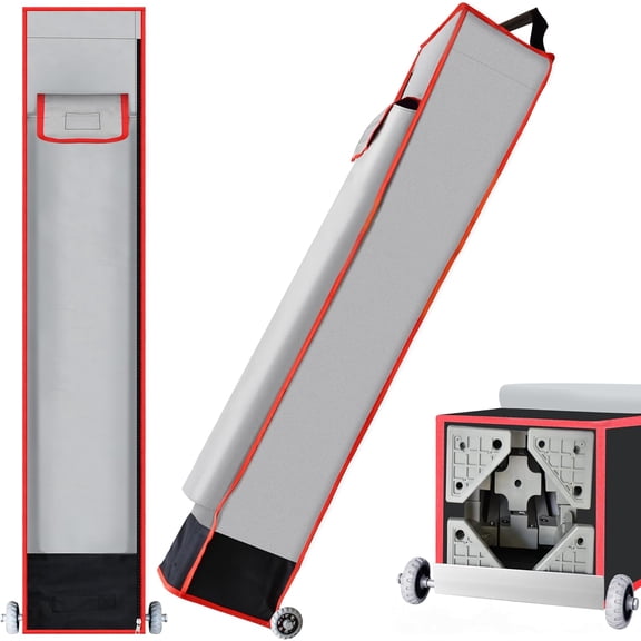 USA Heavy Duty Wheeled Roller Bag Pop up Canopy Tent Universal Rolling Storage Bag for 10x10 Canopy Instant Tent (Grey)