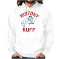 thumbnail image 1 of USA History Buff Abe Lincoln Joke Hoodie Sweatshirt Women Men Brisco Brands M, 1 of 6
