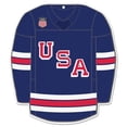 thumbnail image 1 of USA Hockey 2026 Winter Olympics 15" Jersey Sign, 1 of 1