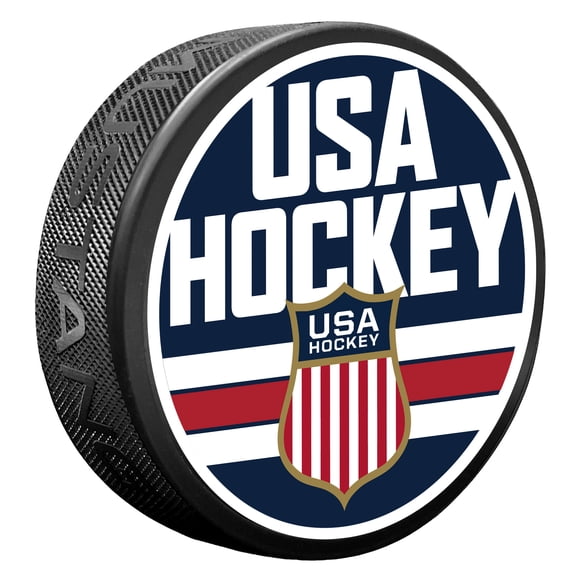 USA Hockey Shout Hockey Puck