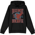 thumbnail image 1 of USA Home of the Brave Black Adult Long Sleeve Hoodie-3XL, 1 of 3