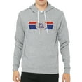 thumbnail image 1 of USA Hoodie, Unisex graphic sweatshirts, Patriotic Hoodies - Heather Grey MH200HOODPATRIOT S23 XS, 1 of 3
