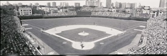 USA Illinois Chicago Cubs baseball Canvas Art - Panoramic Images (18 x 6)