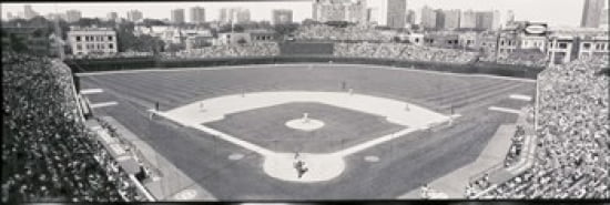 USA Illinois Chicago Cubs baseball Canvas Art - Panoramic Images (36 x 12)