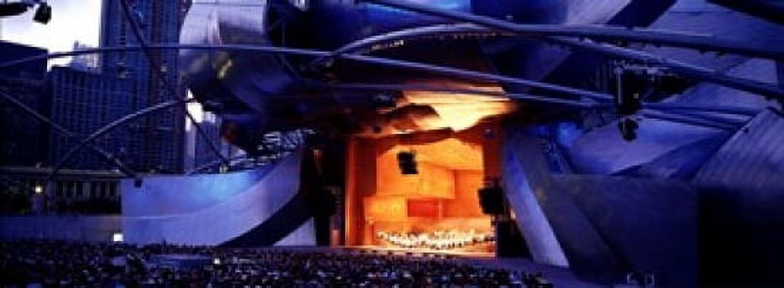 USA Illinois Chicago Millennium Park Pritzker Pavilion Canvas Art - Panoramic Images (18 x 7)