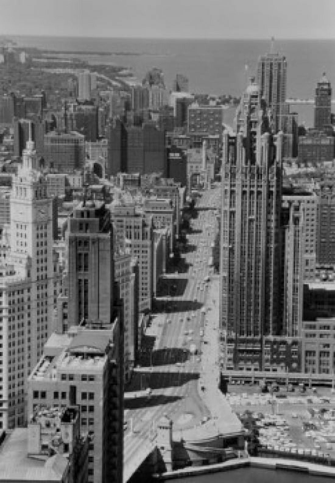 USA Illinois Chicago cityscape Canvas Art - (18 x 24)