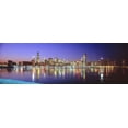 thumbnail image 1 of USA, Illinois, Chicago, night Poster Print (18 x 6), 1 of 1