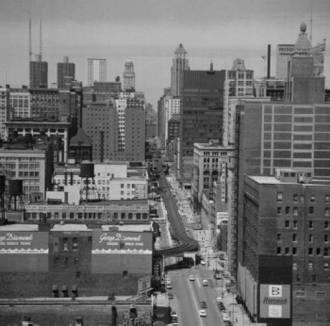 USA Illinois Chicago skyline Canvas Art - (18 x 24)