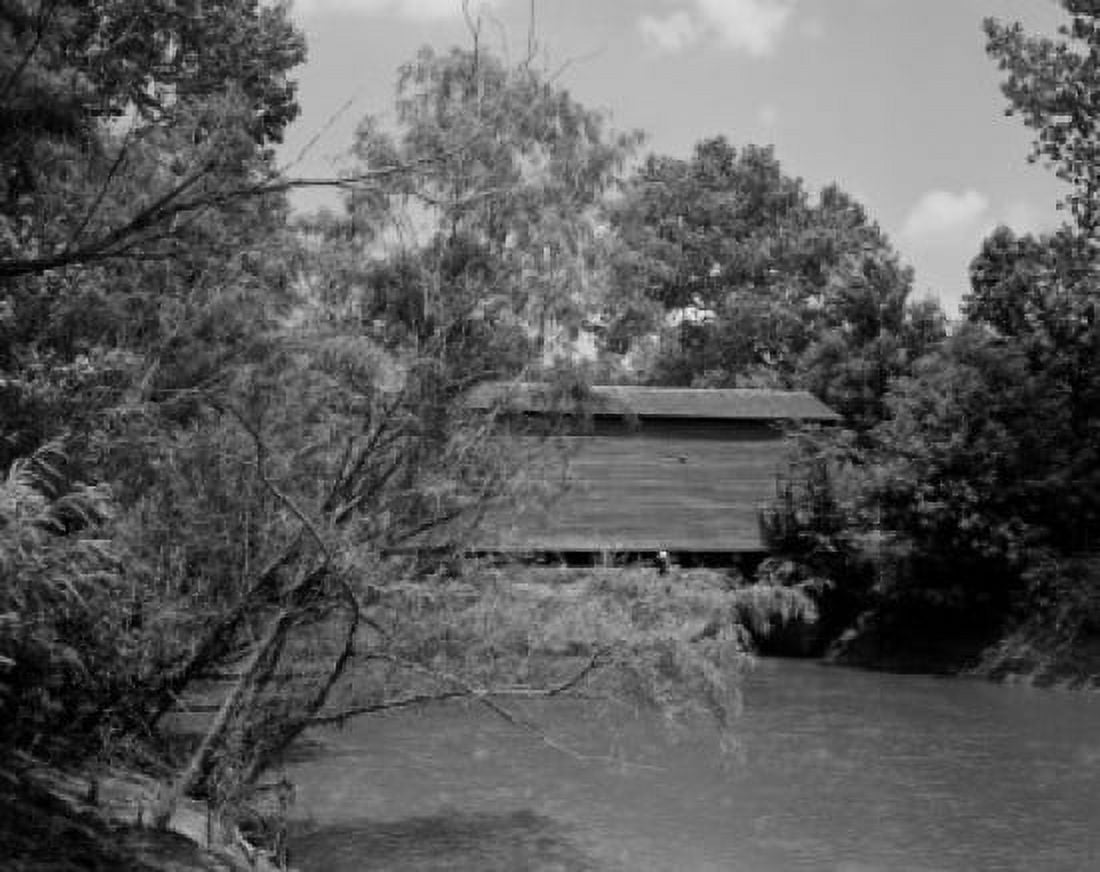 USA Illinois roof of house between trees Canvas Art - (24 x 36)