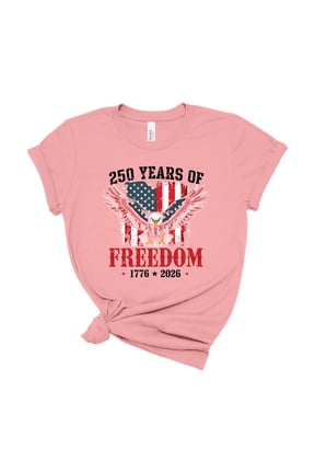 USA Independence Patriotic Shirt, 250 Years America Eagle Flag T-Shirt