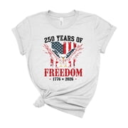 USA Independence Patriotic Shirt, 250 Years America Eagle Flag T-Shirt