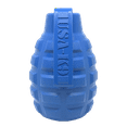 thumbnail image 1 of USA-K9 by SodaPup - Natural Rubber Grenade Chew Toy, Reward Toy, Tug Toy, Retrieving Toy and Treat Dispenser for Aggressive Chewers, Guaranteed Tough, Blue, Large, 1 of 13