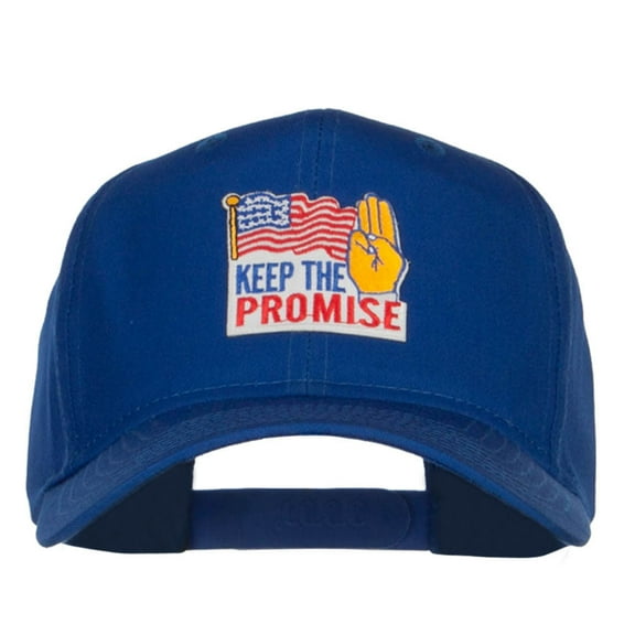 USA Keep the Promise Patched Cap - Royal OSFM