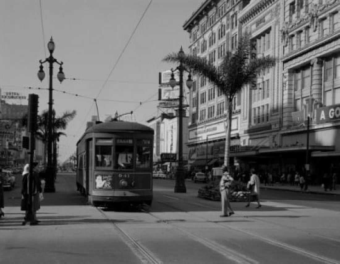 USA Louisiana New Orleans Canal Street Canvas Art - (24 x 36)