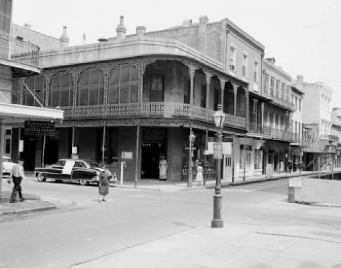 USA Louisiana New Orleans French Quarter street scene Canvas Art - (18 x 24)