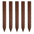 thumbnail image 1 of USA MADE - Heavy Duty, Brown Landscape Lawn & Garden Border Edging Stakes - Easy Install Terrace & Bender Board Pegs (Redwood), 1 of 1