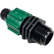 100 pack USA MADE - Irritec Tape Loc Fittings for 5/8" Drip Tape | Couplers, Tees, Elbows A1-T5 | Drip Irrigation Fittings | Long-term Leak-Free Connection Tape Loc x 1/2" MPT