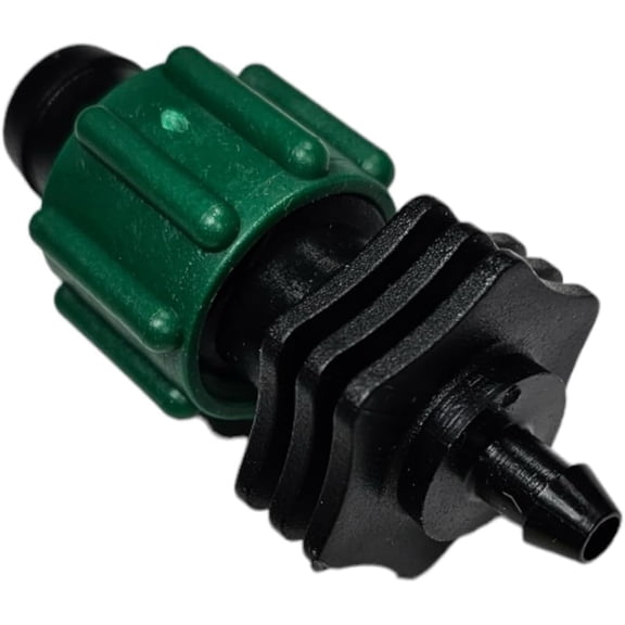(50 Pack) DripWorks Irritec Tape Loc Fittings for 5/8"" Drip Tape, Couplers, Tees, Elbows, Leak-Free Connection