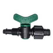 USA MADE - Irritec Tape Loc Fittings for 5/8" Drip Tape | Couplers, Tees, Elbows A1-T5 | Drip Irrigation Fittings | Long-term Leak-Free Connection Tape Loc x .420 Barb w/Valve, 50