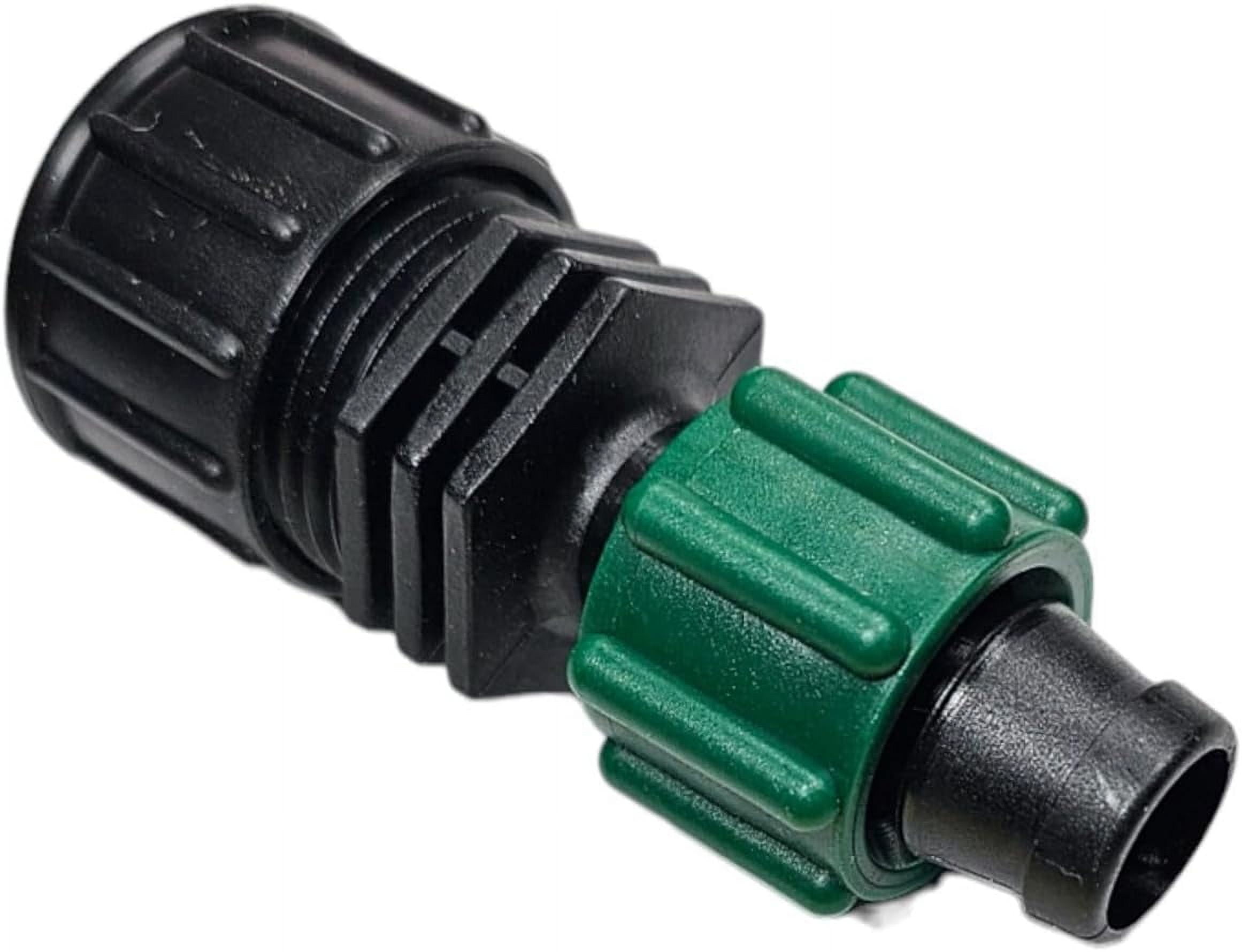 USA MADE - Irritec Tape Loc Fittings for 5/8" Drip Tape | Couplers, Tees, Elbows A1-T5 | Drip Irrigation Fittings | Long-term Leak-Free Connection (Tape Loc x Male End Cap, 50)