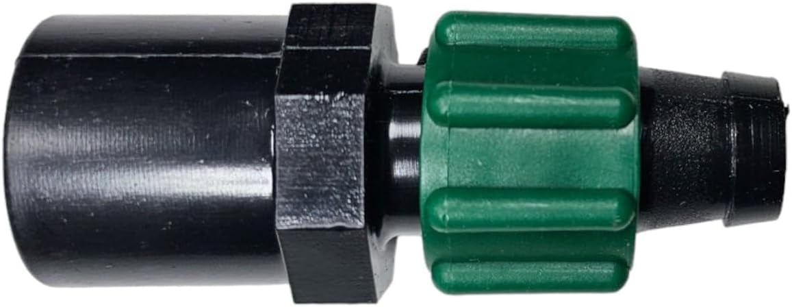 USA MADE - Irritec Tape Loc Fittings for 5/8" Drip Tape | Couplers, Tees, Elbows A1-T5 | Drip Irrigation Fittings | Long-term Leak-Free Connection (Tape Loc x PVC Adapter, 25)