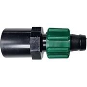 USA MADE - Irritec Tape Loc Fittings for 5/8" Drip Tape | Couplers, Tees, Elbows A1-T5 | Drip Irrigation Fittings | Long-term Leak-Free Connection Tape Loc x PVC Adapter, 25