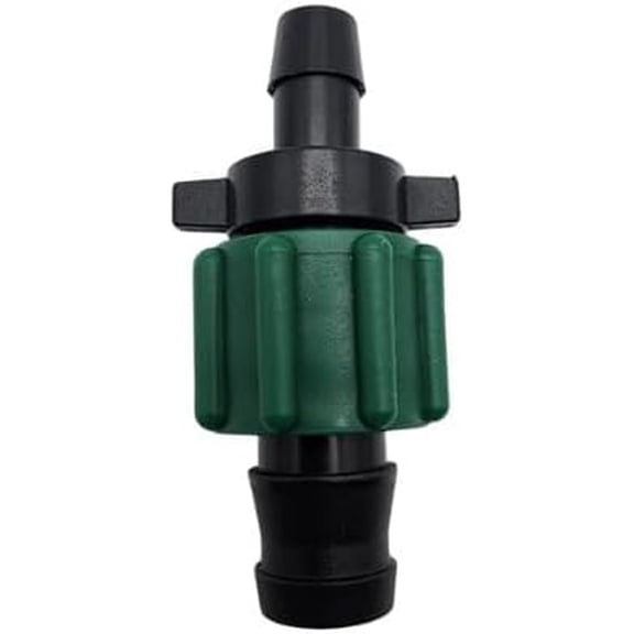 USA MADE - Irritec Tape Loc Fittings for 5/8" Drip Tape | Couplers, Tees, Elbows A1-T5B400A | Drip Irrigation Fittings | Long-term Leak-Free Connection (Tape Loc x .400 Barb, 100 pack)