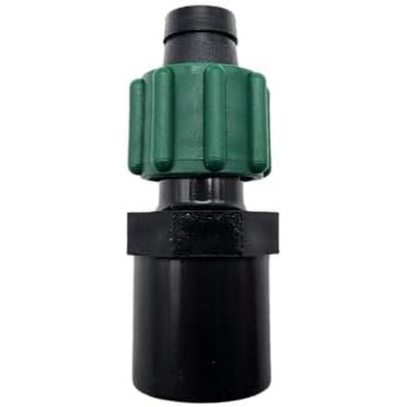 USA MADE - Irritec Tape Loc Fittings for 5/8" Drip Tape | Couplers, Tees, Elbows A1-T5P1/2 | Drip Irrigation Fittings | Long-term Leak-Free Connection (Tape Loc x PVC Adapter, 100 pack)