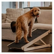 USA Made Adjustable Dog Ramp - for Couch or Bed with Paw Traction Mat - 40" Long and Adjustable from 14” to 24” Tall - Rated for 200LBS - for All Dogs and Cats