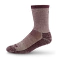 thumbnail image 1 of USA Made - Crew Socks - All Season Lightweight - Hiking Socks - Mountain Heritage - Wine - Medium, 1 of 7