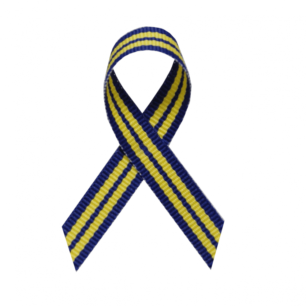 USA Made Human Equality Awareness Ribbons - Bag of 125 Fabric Ribbons w ...
