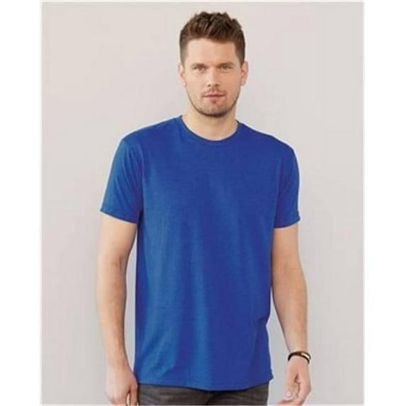 USA-Made Triblend Crew T-Shirt, Tri Maroon - Large