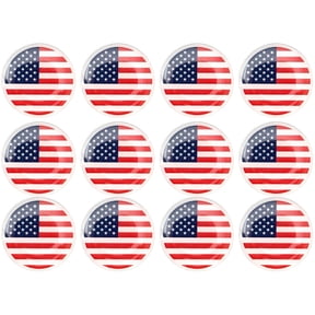 USA Magnetic Golf Ball Markers, 12 Pack, Hampton Distribution