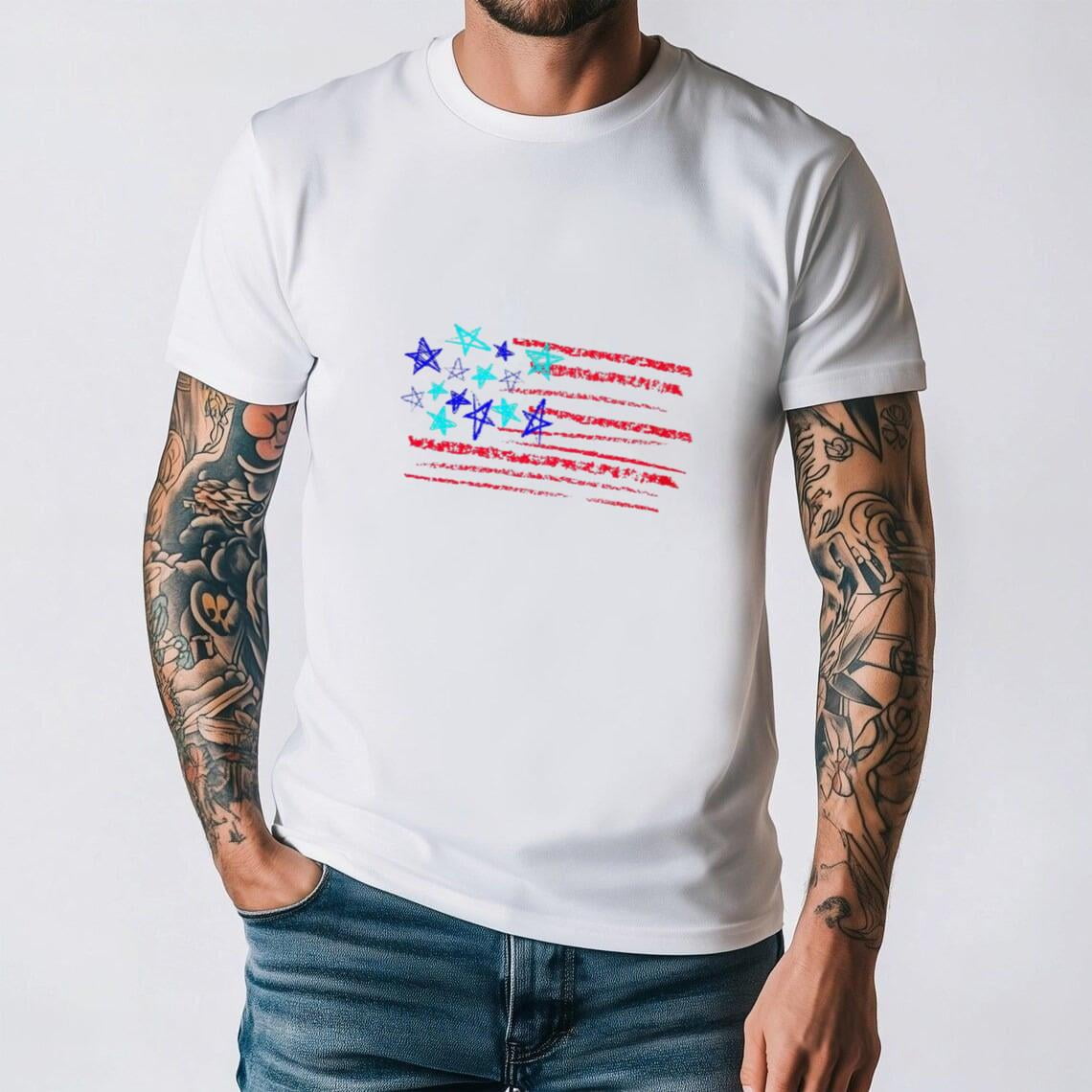 USA Map Graphic With Red White - USA Map Graphic With Red White Blue Retro Celebration Vibe T Shirt For Men Women Up To Size 5XL 54ac0c75 8dec 429d 9bd8 09201544ff95.2a5723baf56b4d0a2c6cc947129cc762