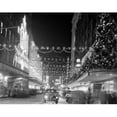 thumbnail image 1 of USA Massachusetts Boston City Street with Christmas Decorations Poster Print - 18 x 24 in., 1 of 1
